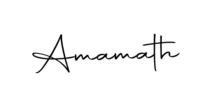 Design your own signature with our free online signature maker. With this signature software, you can create a handwritten (Autography-DOLnW) signature for name Amamath. Amamath signature style 10 images and pictures png