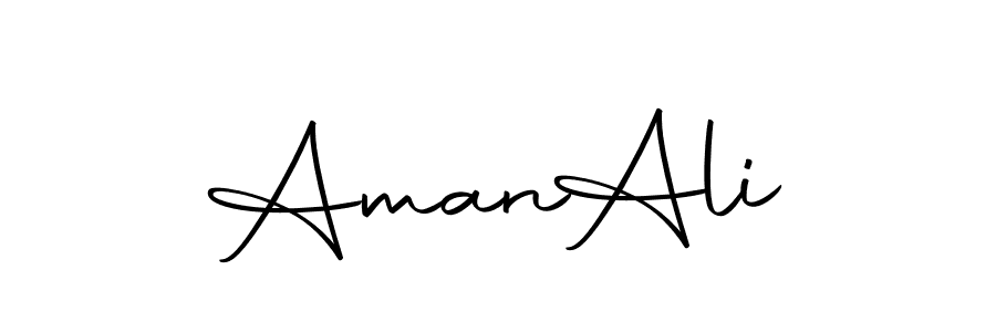 Also we have Aman  Ali name is the best signature style. Create professional handwritten signature collection using Autography-DOLnW autograph style. Aman  Ali signature style 10 images and pictures png