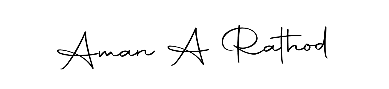 Make a beautiful signature design for name Aman A Rathod. With this signature (Autography-DOLnW) style, you can create a handwritten signature for free. Aman A Rathod signature style 10 images and pictures png