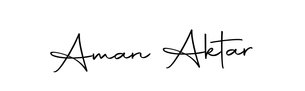 Make a beautiful signature design for name Aman Aktar. Use this online signature maker to create a handwritten signature for free. Aman Aktar signature style 10 images and pictures png