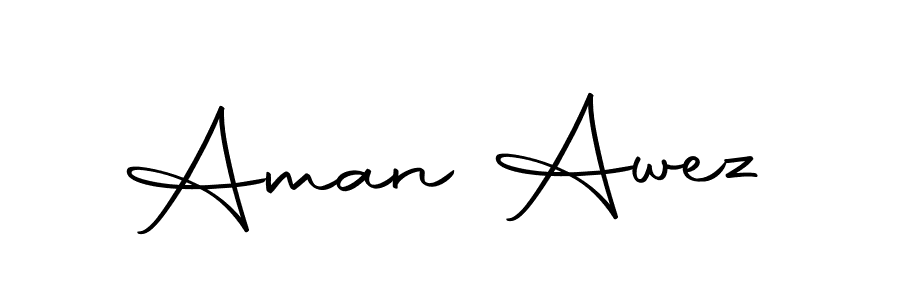 Aman Awez stylish signature style. Best Handwritten Sign (Autography-DOLnW) for my name. Handwritten Signature Collection Ideas for my name Aman Awez. Aman Awez signature style 10 images and pictures png