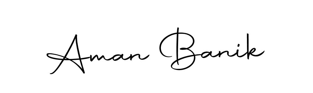 How to make Aman Banik signature? Autography-DOLnW is a professional autograph style. Create handwritten signature for Aman Banik name. Aman Banik signature style 10 images and pictures png