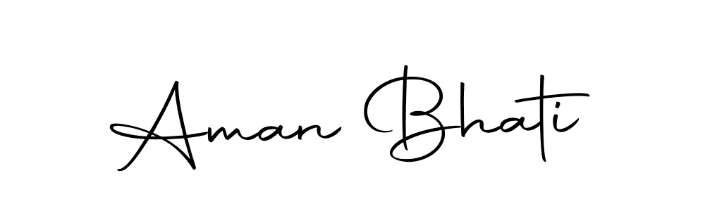 How to make Aman Bhati name signature. Use Autography-DOLnW style for creating short signs online. This is the latest handwritten sign. Aman Bhati signature style 10 images and pictures png