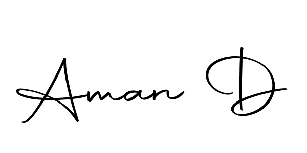 How to make Aman D signature? Autography-DOLnW is a professional autograph style. Create handwritten signature for Aman D name. Aman D signature style 10 images and pictures png