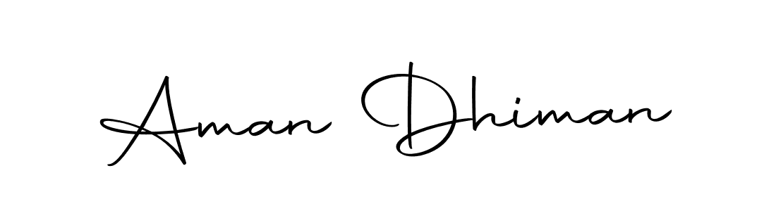 Make a beautiful signature design for name Aman Dhiman. With this signature (Autography-DOLnW) style, you can create a handwritten signature for free. Aman Dhiman signature style 10 images and pictures png