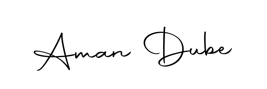 Also we have Aman Dube name is the best signature style. Create professional handwritten signature collection using Autography-DOLnW autograph style. Aman Dube signature style 10 images and pictures png