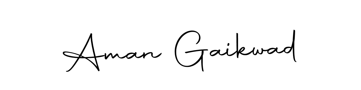 Make a beautiful signature design for name Aman Gaikwad. With this signature (Autography-DOLnW) style, you can create a handwritten signature for free. Aman Gaikwad signature style 10 images and pictures png