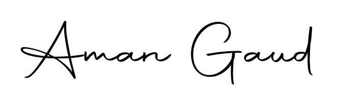 A modern signature idea for name Aman Gaud using Autography-DOLnW font. Clean strokes and elegant curves make it stand out instantly. Aman Gaud signature style 10 images and pictures png