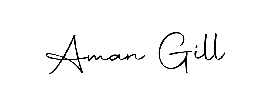 Aman Gill stylish signature style. Best Handwritten Sign (Autography-DOLnW) for my name. Handwritten Signature Collection Ideas for my name Aman Gill. Aman Gill signature style 10 images and pictures png