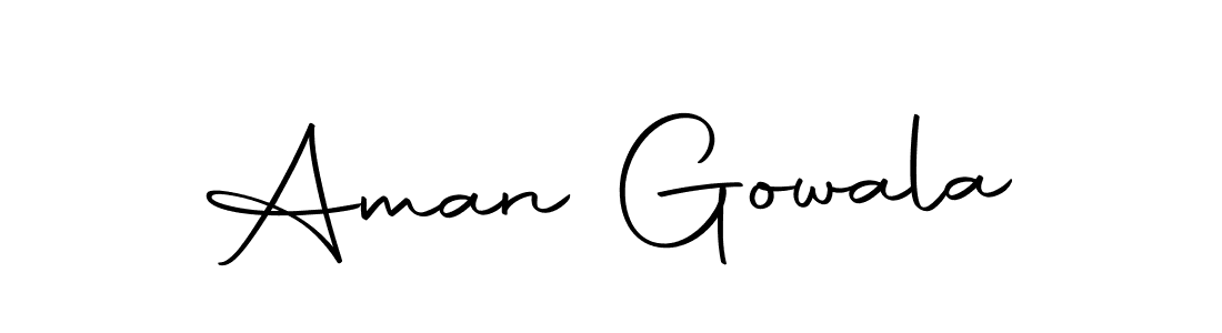 Use a signature maker to create a handwritten signature online. With this signature software, you can design (Autography-DOLnW) your own signature for name Aman Gowala. Aman Gowala signature style 10 images and pictures png