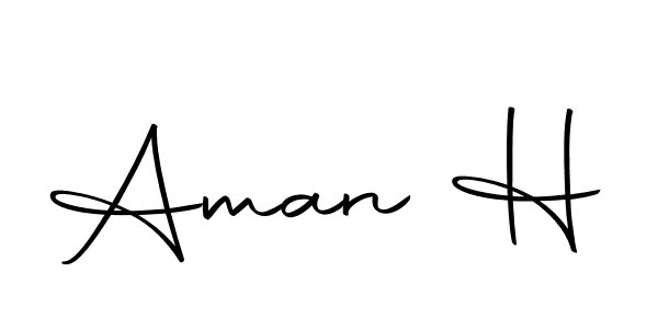 This is the best signature style for the Aman H name. Also you like these signature font (Autography-DOLnW). Mix name signature. Aman H signature style 10 images and pictures png