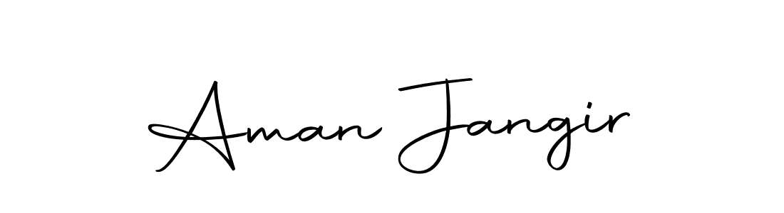 Create a beautiful signature design for name Aman Jangir. With this signature (Autography-DOLnW) fonts, you can make a handwritten signature for free. Aman Jangir signature style 10 images and pictures png