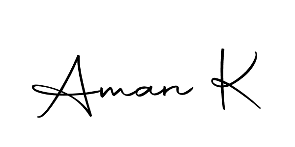 It looks lik you need a new signature style for name Aman K. Design unique handwritten (Autography-DOLnW) signature with our free signature maker in just a few clicks. Aman K signature style 10 images and pictures png