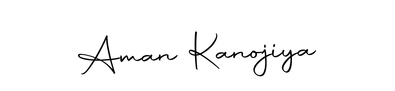 How to make Aman Kanojiya name signature. Use Autography-DOLnW style for creating short signs online. This is the latest handwritten sign. Aman Kanojiya signature style 10 images and pictures png