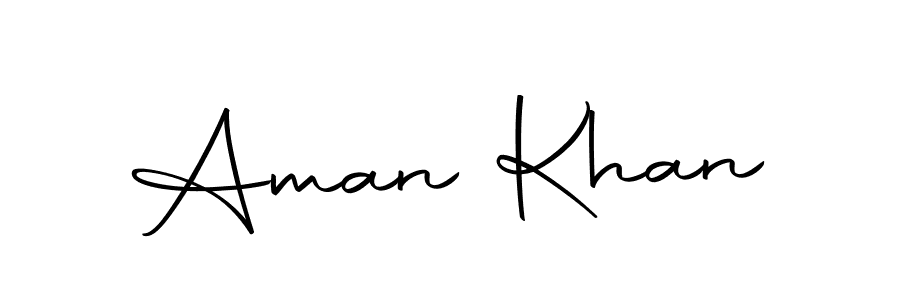 Design your own signature with our free online signature maker. With this signature software, you can create a handwritten (Autography-DOLnW) signature for name Aman Khan. Aman Khan signature style 10 images and pictures png