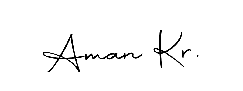 The best way (Autography-DOLnW) to make a short signature is to pick only two or three words in your name. The name Aman Kr. include a total of six letters. For converting this name. Aman Kr. signature style 10 images and pictures png