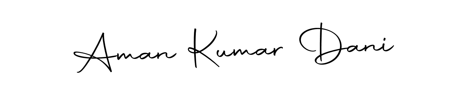 The best way (Autography-DOLnW) to make a short signature is to pick only two or three words in your name. The name Aman Kumar Dani include a total of six letters. For converting this name. Aman Kumar Dani signature style 10 images and pictures png