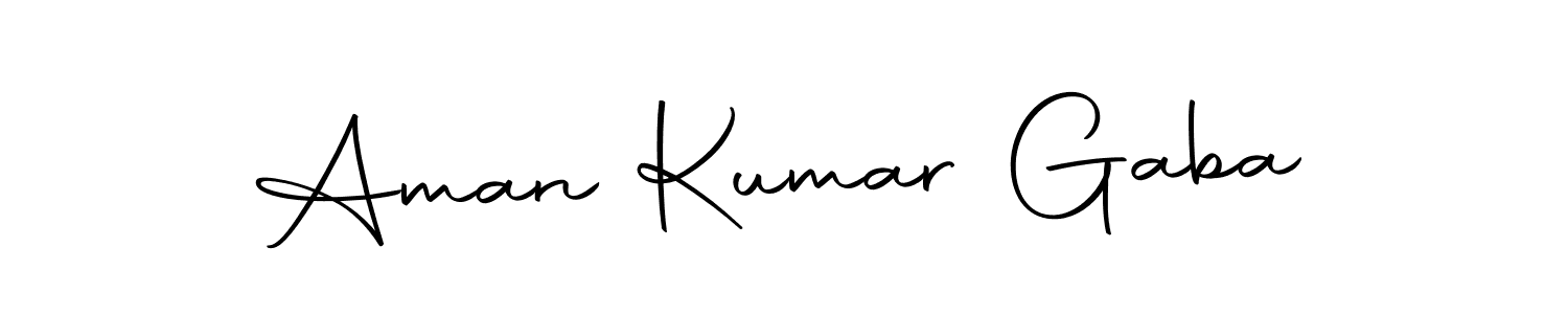 How to make Aman Kumar Gaba signature? Autography-DOLnW is a professional autograph style. Create handwritten signature for Aman Kumar Gaba name. Aman Kumar Gaba signature style 10 images and pictures png