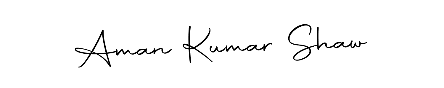 How to make Aman Kumar Shaw name signature. Use Autography-DOLnW style for creating short signs online. This is the latest handwritten sign. Aman Kumar Shaw signature style 10 images and pictures png