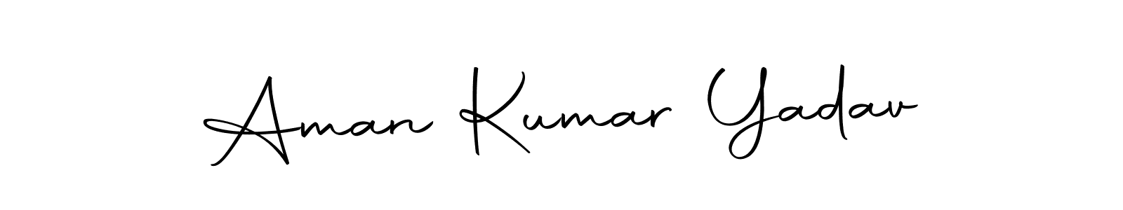 Make a beautiful signature design for name Aman Kumar Yadav. With this signature (Autography-DOLnW) style, you can create a handwritten signature for free. Aman Kumar Yadav signature style 10 images and pictures png