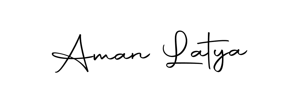 Make a beautiful signature design for name Aman Latya. With this signature (Autography-DOLnW) style, you can create a handwritten signature for free. Aman Latya signature style 10 images and pictures png