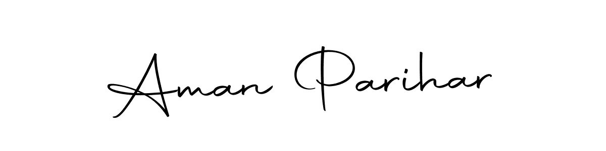 The best way (Autography-DOLnW) to make a short signature is to pick only two or three words in your name. The name Aman Parihar include a total of six letters. For converting this name. Aman Parihar signature style 10 images and pictures png