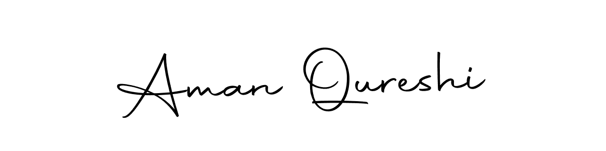 Make a beautiful signature design for name Aman Qureshi. With this signature (Autography-DOLnW) style, you can create a handwritten signature for free. Aman Qureshi signature style 10 images and pictures png