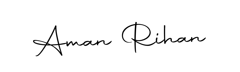 You can use this online signature creator to create a handwritten signature for the name Aman Rihan. This is the best online autograph maker. Aman Rihan signature style 10 images and pictures png