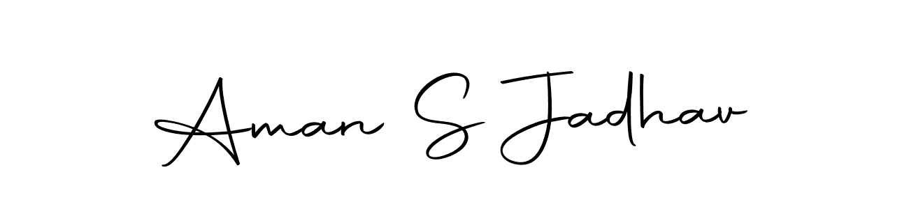 This is the best signature style for the Aman S Jadhav name. Also you like these signature font (Autography-DOLnW). Mix name signature. Aman S Jadhav signature style 10 images and pictures png