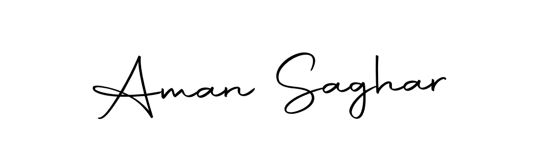 Design your own signature with our free online signature maker. With this signature software, you can create a handwritten (Autography-DOLnW) signature for name Aman Saghar. Aman Saghar signature style 10 images and pictures png