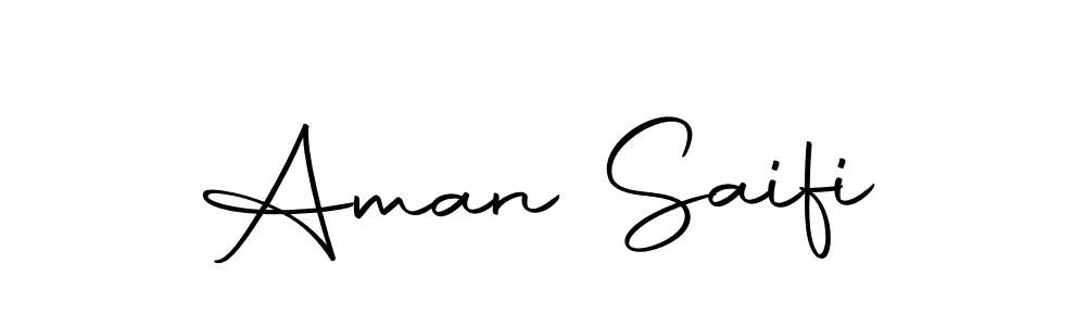 How to make Aman Saifi name signature. Use Autography-DOLnW style for creating short signs online. This is the latest handwritten sign. Aman Saifi signature style 10 images and pictures png