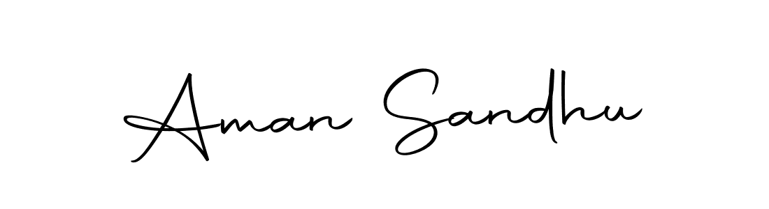 Aman Sandhu stylish signature style. Best Handwritten Sign (Autography-DOLnW) for my name. Handwritten Signature Collection Ideas for my name Aman Sandhu. Aman Sandhu signature style 10 images and pictures png