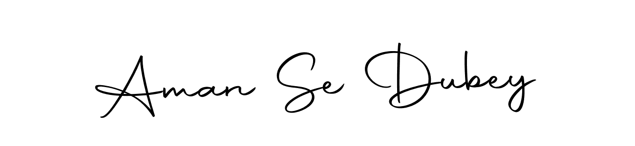 How to make Aman Se Dubey name signature. Use Autography-DOLnW style for creating short signs online. This is the latest handwritten sign. Aman Se Dubey signature style 10 images and pictures png