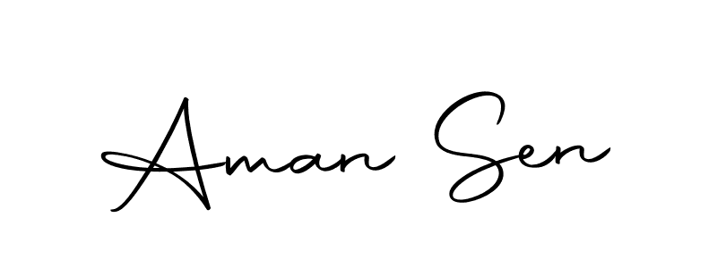 Make a beautiful signature design for name Aman Sen. Use this online signature maker to create a handwritten signature for free. Aman Sen signature style 10 images and pictures png