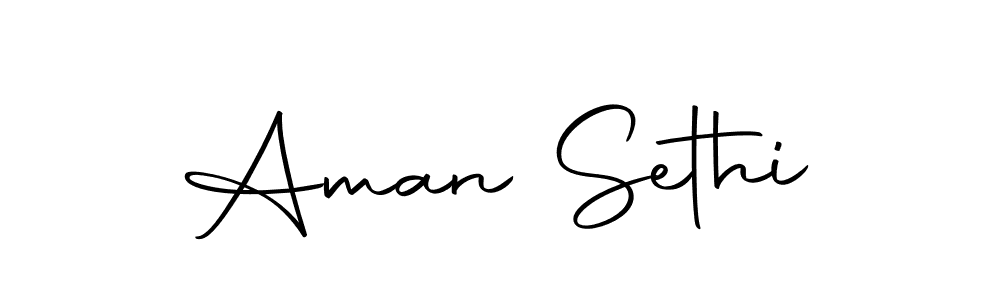 Use a signature maker to create a handwritten signature online. With this signature software, you can design (Autography-DOLnW) your own signature for name Aman Sethi. Aman Sethi signature style 10 images and pictures png