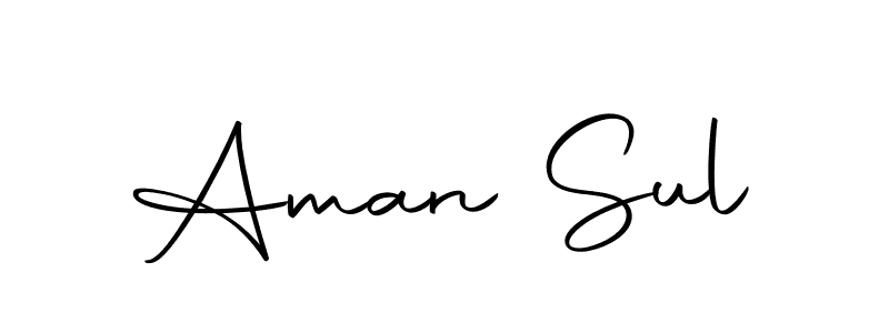 Create a beautiful signature design for name Aman Sul. With this signature (Autography-DOLnW) fonts, you can make a handwritten signature for free. Aman Sul signature style 10 images and pictures png