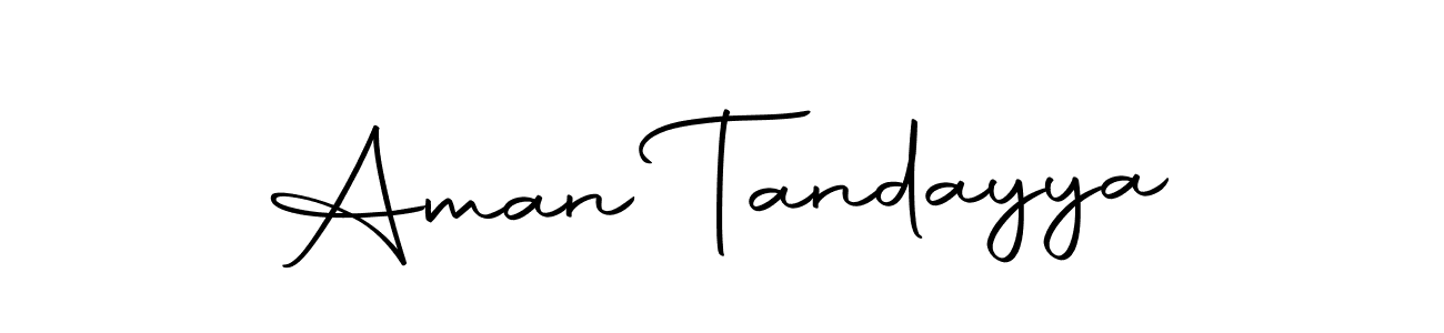 How to make Aman Tandayya name signature. Use Autography-DOLnW style for creating short signs online. This is the latest handwritten sign. Aman Tandayya signature style 10 images and pictures png