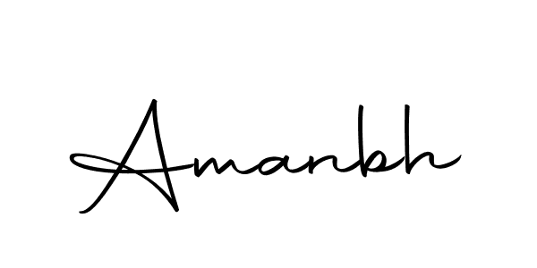 Similarly Autography-DOLnW is the best handwritten signature design. Signature creator online .You can use it as an online autograph creator for name Amanbh. Amanbh signature style 10 images and pictures png