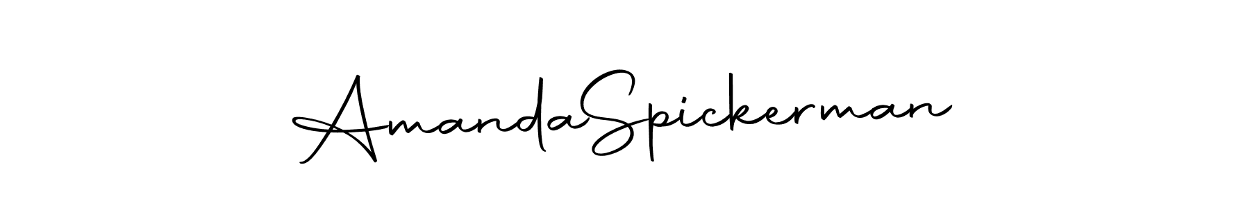 How to make Amanda  Spickerman signature? Autography-DOLnW is a professional autograph style. Create handwritten signature for Amanda  Spickerman name. Amanda  Spickerman signature style 10 images and pictures png