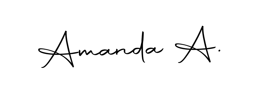 Autography-DOLnW is a professional signature style that is perfect for those who want to add a touch of class to their signature. It is also a great choice for those who want to make their signature more unique. Get Amanda A. name to fancy signature for free. Amanda A. signature style 10 images and pictures png