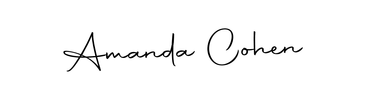 Make a short Amanda Cohen signature style. Manage your documents anywhere anytime using Autography-DOLnW. Create and add eSignatures, submit forms, share and send files easily. Amanda Cohen signature style 10 images and pictures png