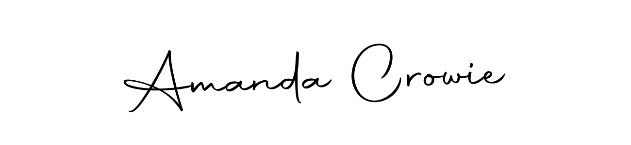 Design your own signature with our free online signature maker. With this signature software, you can create a handwritten (Autography-DOLnW) signature for name Amanda Crowie. Amanda Crowie signature style 10 images and pictures png