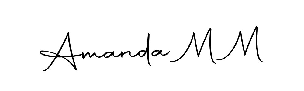 Also we have Amanda M M name is the best signature style. Create professional handwritten signature collection using Autography-DOLnW autograph style. Amanda M M signature style 10 images and pictures png