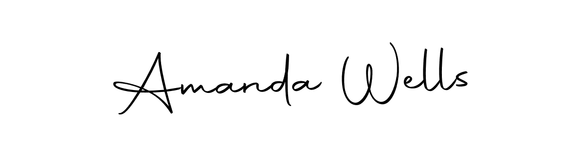 Use a signature maker to create a handwritten signature online. With this signature software, you can design (Autography-DOLnW) your own signature for name Amanda Wells. Amanda Wells signature style 10 images and pictures png