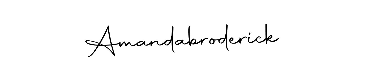 How to Draw Amandabroderick signature style? Autography-DOLnW is a latest design signature styles for name Amandabroderick. Amandabroderick signature style 10 images and pictures png