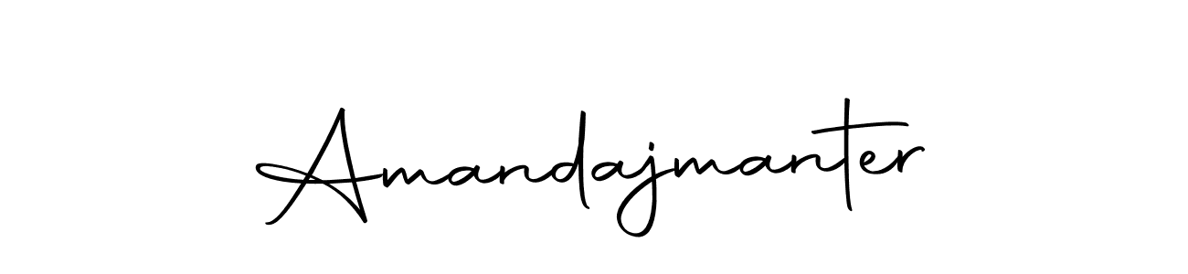 Use a signature maker to create a handwritten signature online. With this signature software, you can design (Autography-DOLnW) your own signature for name Amandajmanter. Amandajmanter signature style 10 images and pictures png