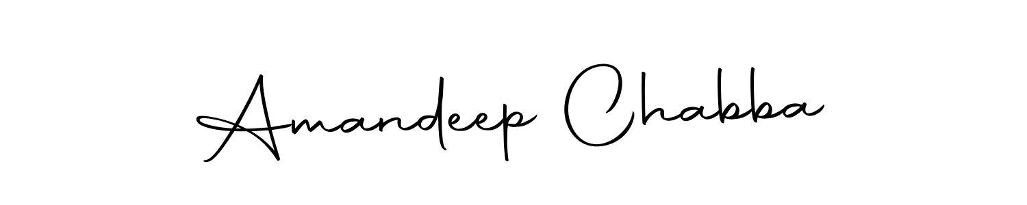 Also we have Amandeep Chabba name is the best signature style. Create professional handwritten signature collection using Autography-DOLnW autograph style. Amandeep Chabba signature style 10 images and pictures png