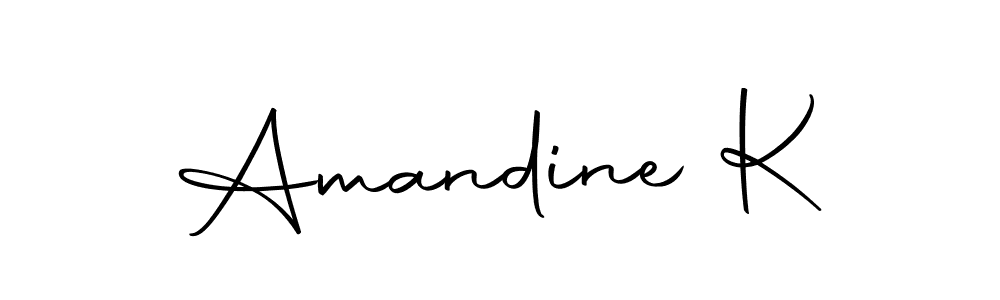 You should practise on your own different ways (Autography-DOLnW) to write your name (Amandine K) in signature. don't let someone else do it for you. Amandine K signature style 10 images and pictures png