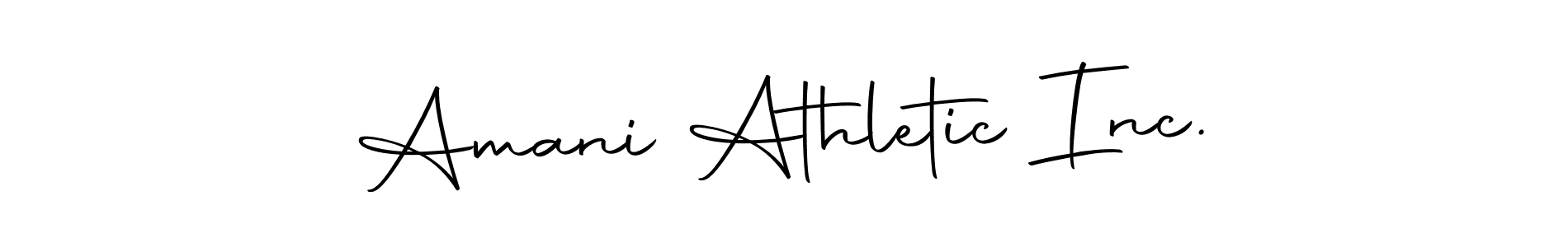 You can use this online signature creator to create a handwritten signature for the name Amani Athletic Inc.. This is the best online autograph maker. Amani Athletic Inc. signature style 10 images and pictures png