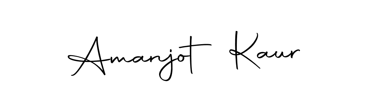 The best way (Autography-DOLnW) to make a short signature is to pick only two or three words in your name. The name Amanjot Kaur include a total of six letters. For converting this name. Amanjot Kaur signature style 10 images and pictures png